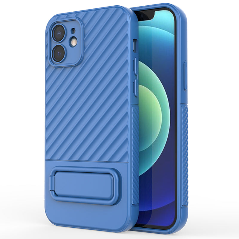 Telefontaske til iPhone 12 Kickstand Telefon Rygbeskytter Anti-støv TPU telefoncover Telefontaske til iPhone 12 Kickstand Telefon Rygbeskytter Anti-støv TPU telefoncover